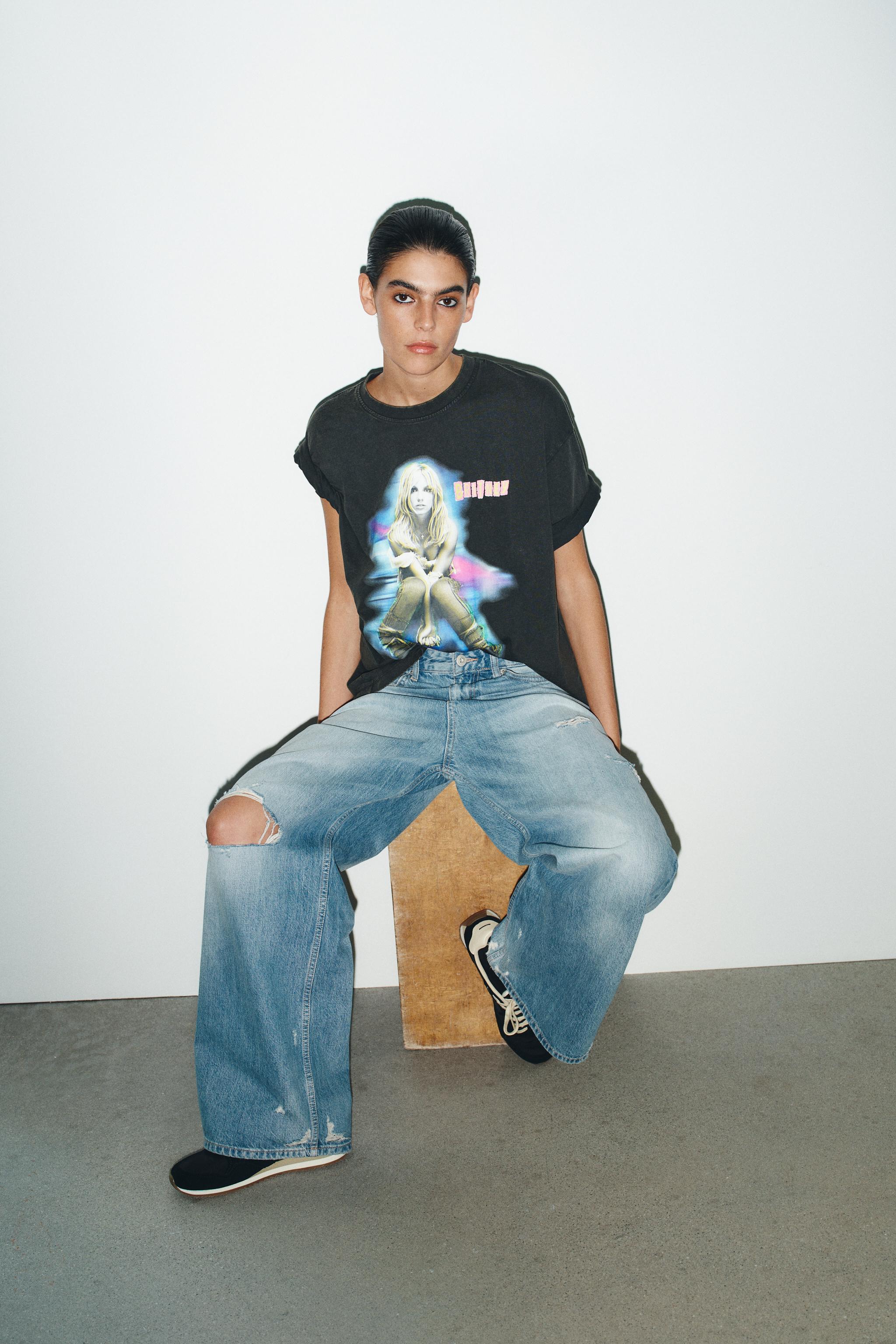 BRITNEY SPEARS© WASHED EFFECT T-SHIRT